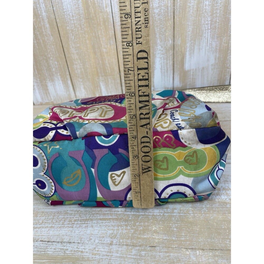 Coach Poppy Collection Signature Graffiti 1941 Cross Body Bag Colorful *read - Picture 12 of 16